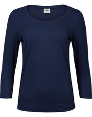 Tee Jays Ladies 3/4 Sleeve Stretch Tee