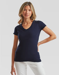 Fruit Of The Loom Ladies' Iconic 150 V-Neck T-Shirt 61444