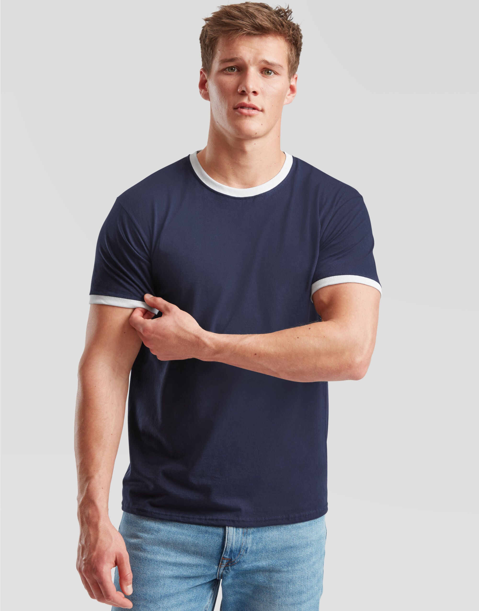 FOTL Mens Valueweight Ringer T