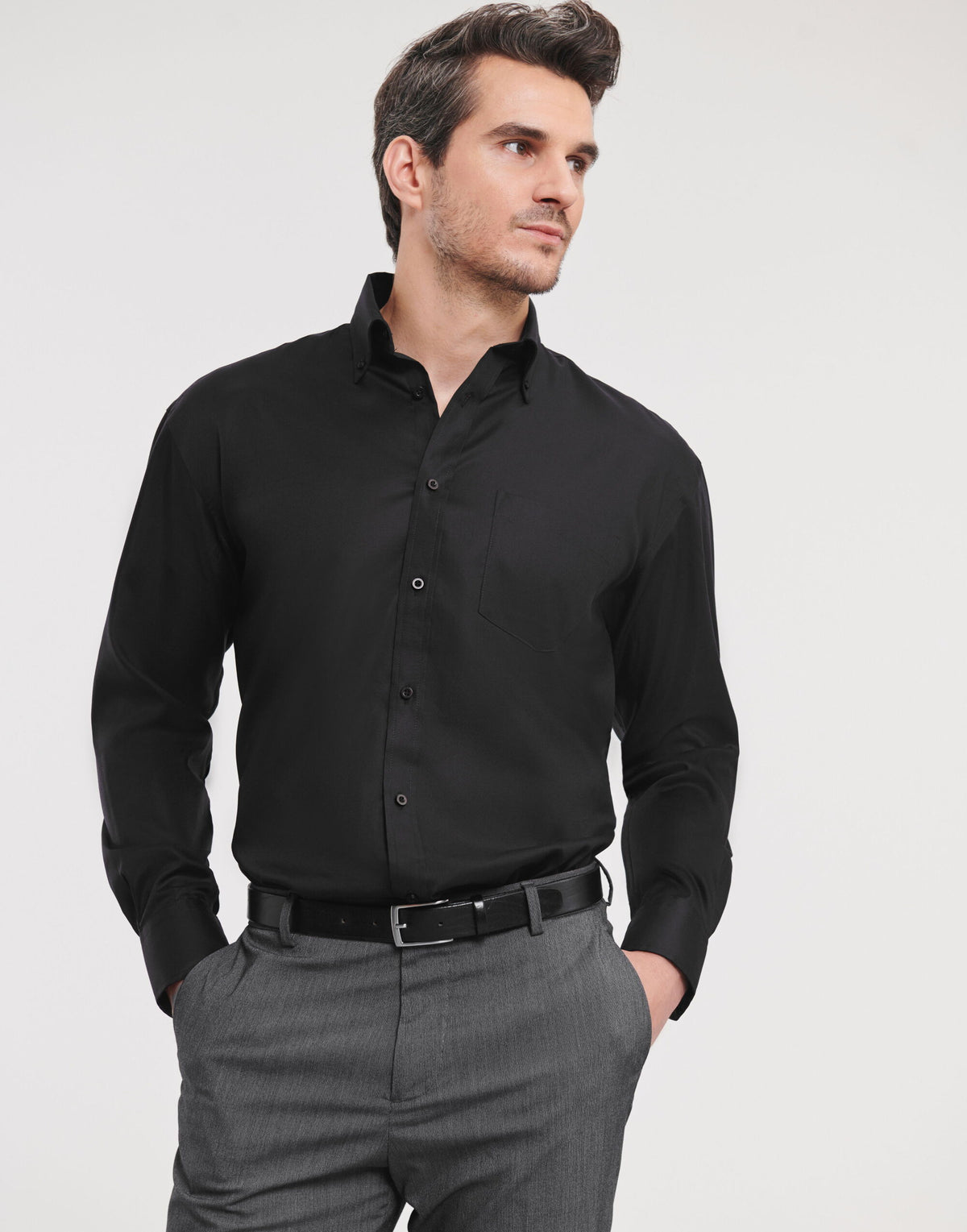 Russell Collection Men's Long Sleeve Ultimate Non-Iron Shirt 956M