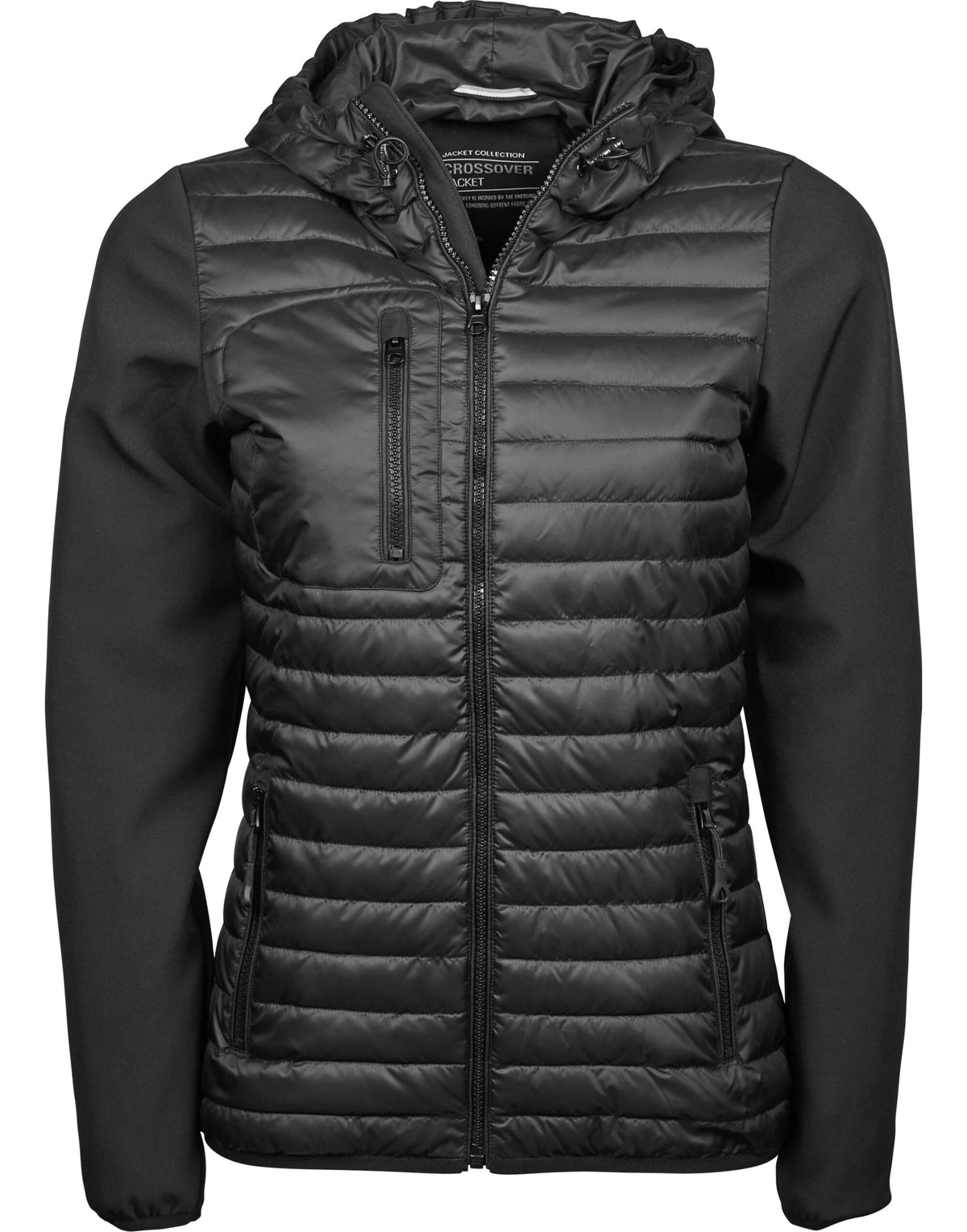 Tee Jays Ladies' Hooded Crossover Jacket TJ9629