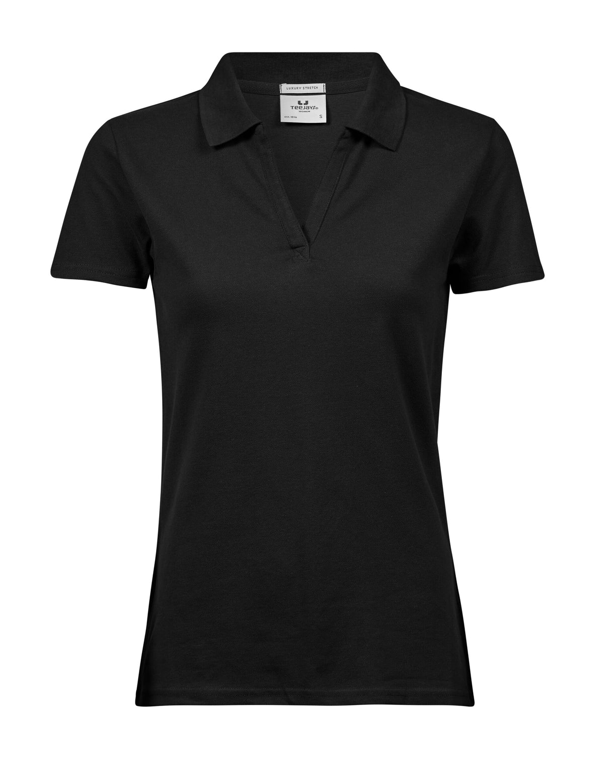 Tee Jays Women's Luxury Stretch V-Neck Polo TJ1409