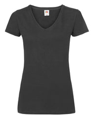 Fruit Of The Loom Ladies' Valueweight V-Neck T-Shirt 61398