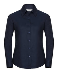 Russell Collection Ladies' Long Sleeve Tailored Oxford Shirt 932F