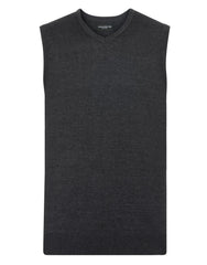 Russell Collection V-Neck Sleeveless Knitted Pullover 716M