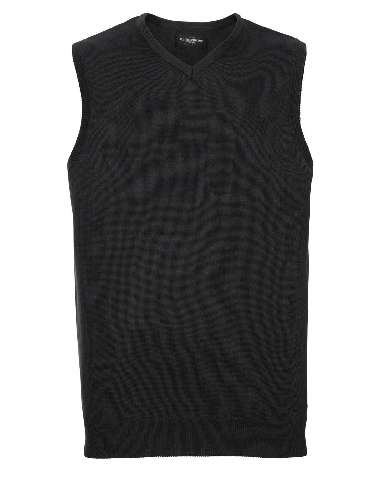 Russell Collection V-Neck Sleeveless Knitted Pullover 716M