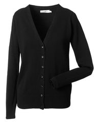 Russell Collection Ladies'  V-Neck Knitted Cardigan 715F