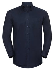 Russell Collection Men's Long Sleeve Classic Oxford Shirt 932M