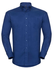 Russell Collection Men's Long Sleeve Classic Oxford Shirt 932M