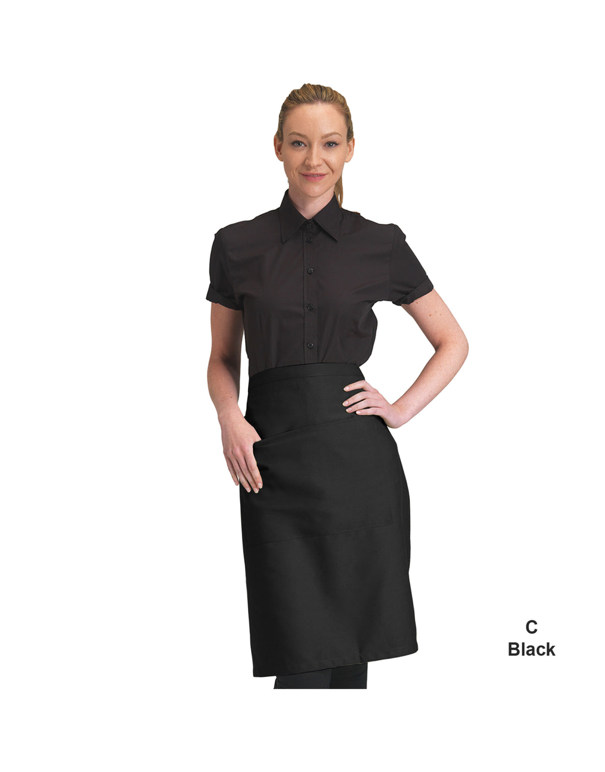 Dennys Recycled Waist Apron With Pocket DP110