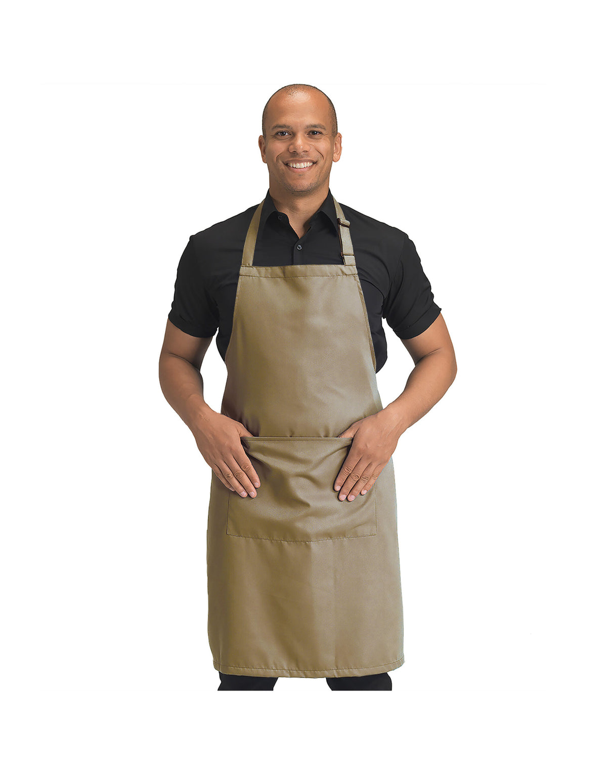 Dennys Recycled Bib Apron With Pocket DP210