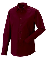 Russell Collection Men's Long Sleeve Fitted Stretch Shirt 946M
