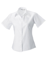 Russell Collection Ladies' Short Sleeve Tailored Ultimate Non-Iron Shirt 957F