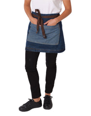 Dennys Denim Waist Apron with Contrasting Pocket DP103B