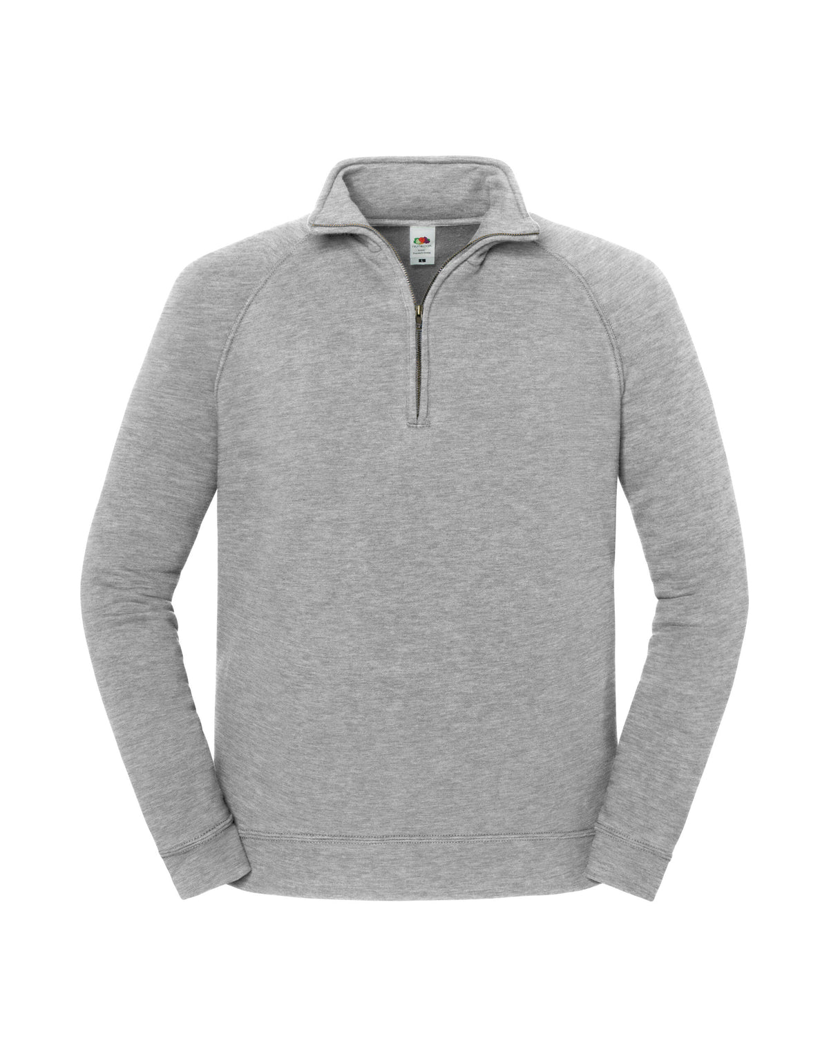 Fruit Of The Loom Iconic Premium Zip Neck Sweat 62288