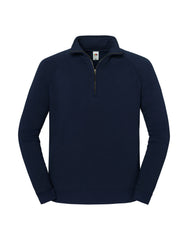 Fruit Of The Loom Iconic Premium Zip Neck Sweat 62288