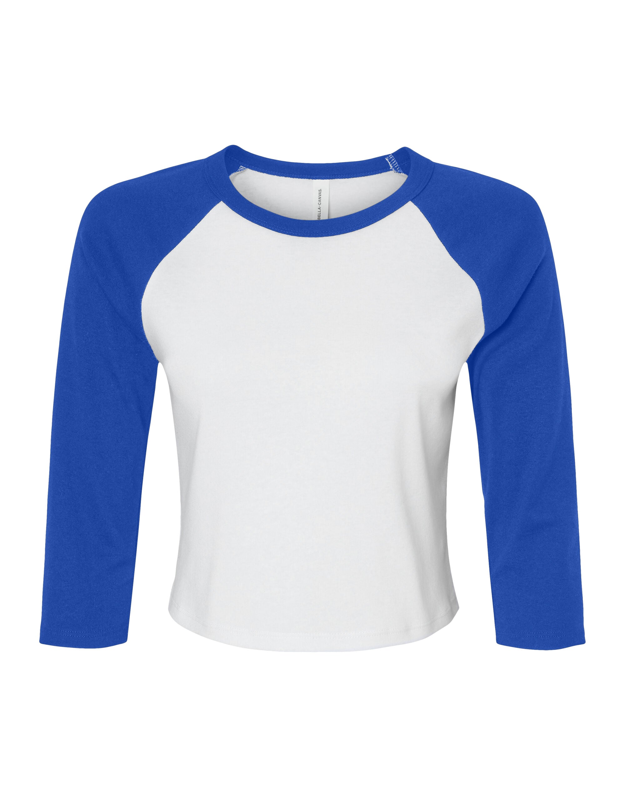 Bella Women's Micro Rib 3/4 Raglan Tee