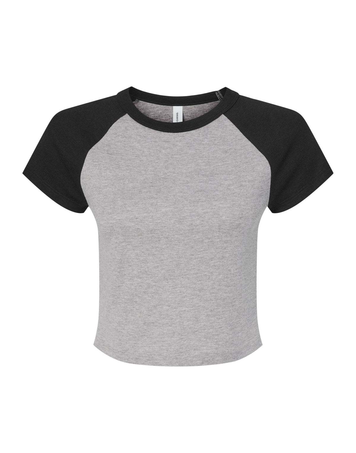 Bella Women's Micro Rib Raglan Baby Tee BE1201