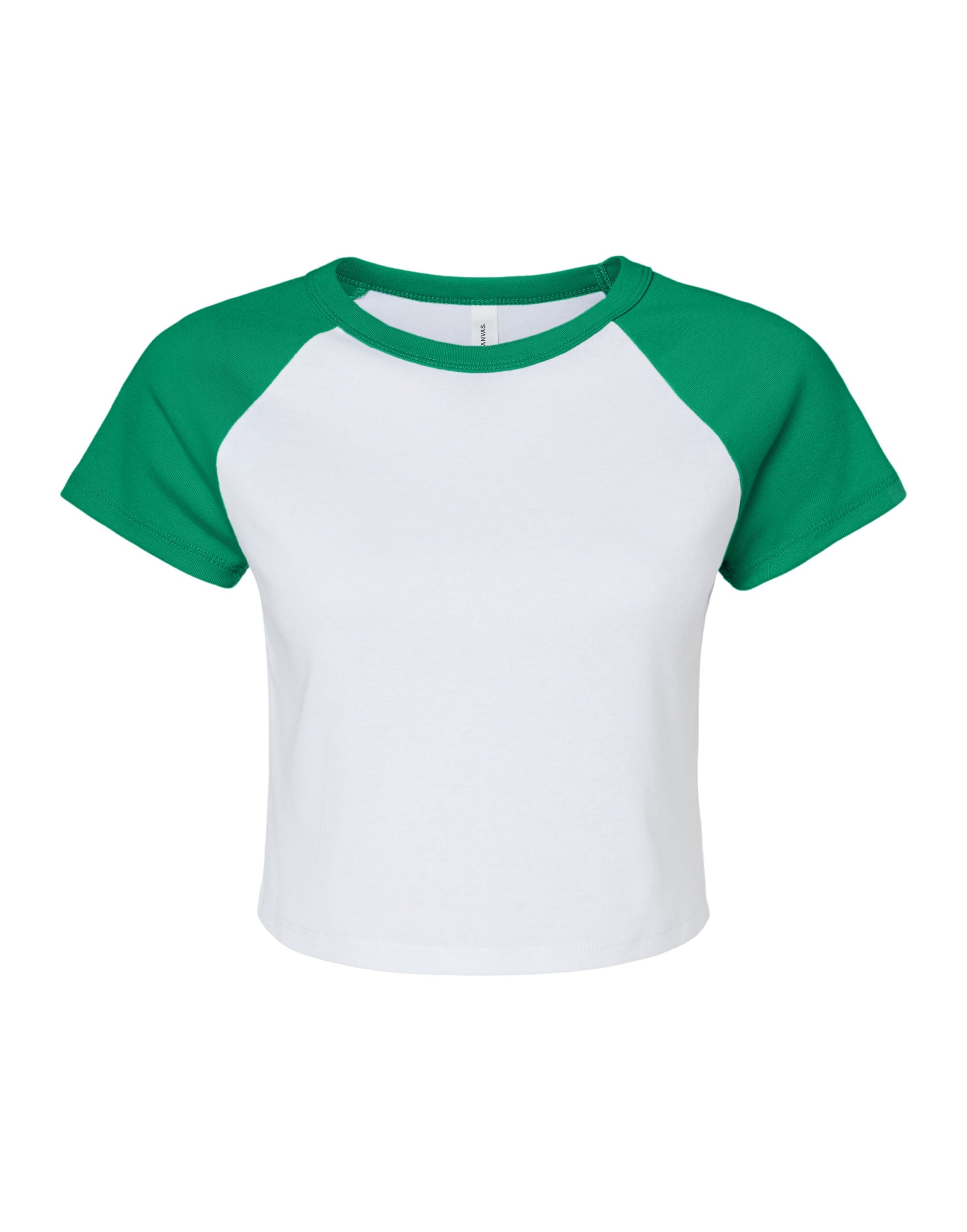 Bella Women's Micro Rib Raglan Baby Tee