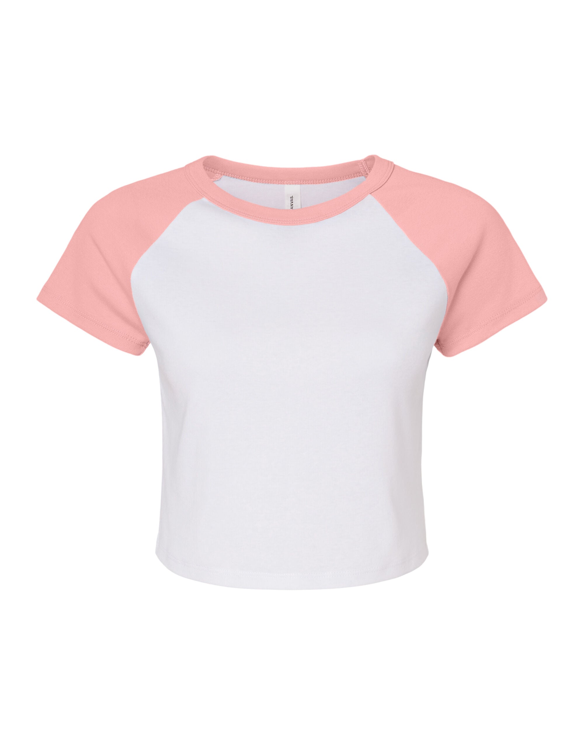 Bella Women's Micro Rib Raglan Baby Tee