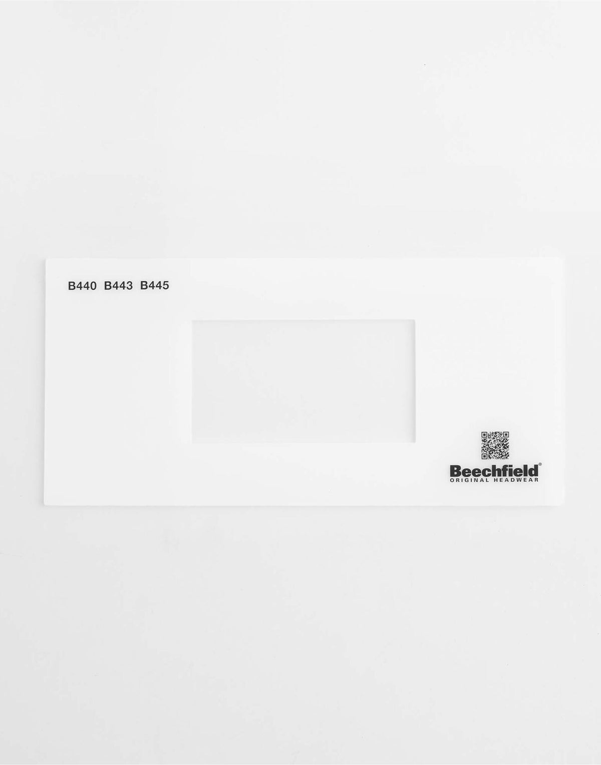 Beechfield  Original Patch Silicone Template BT101