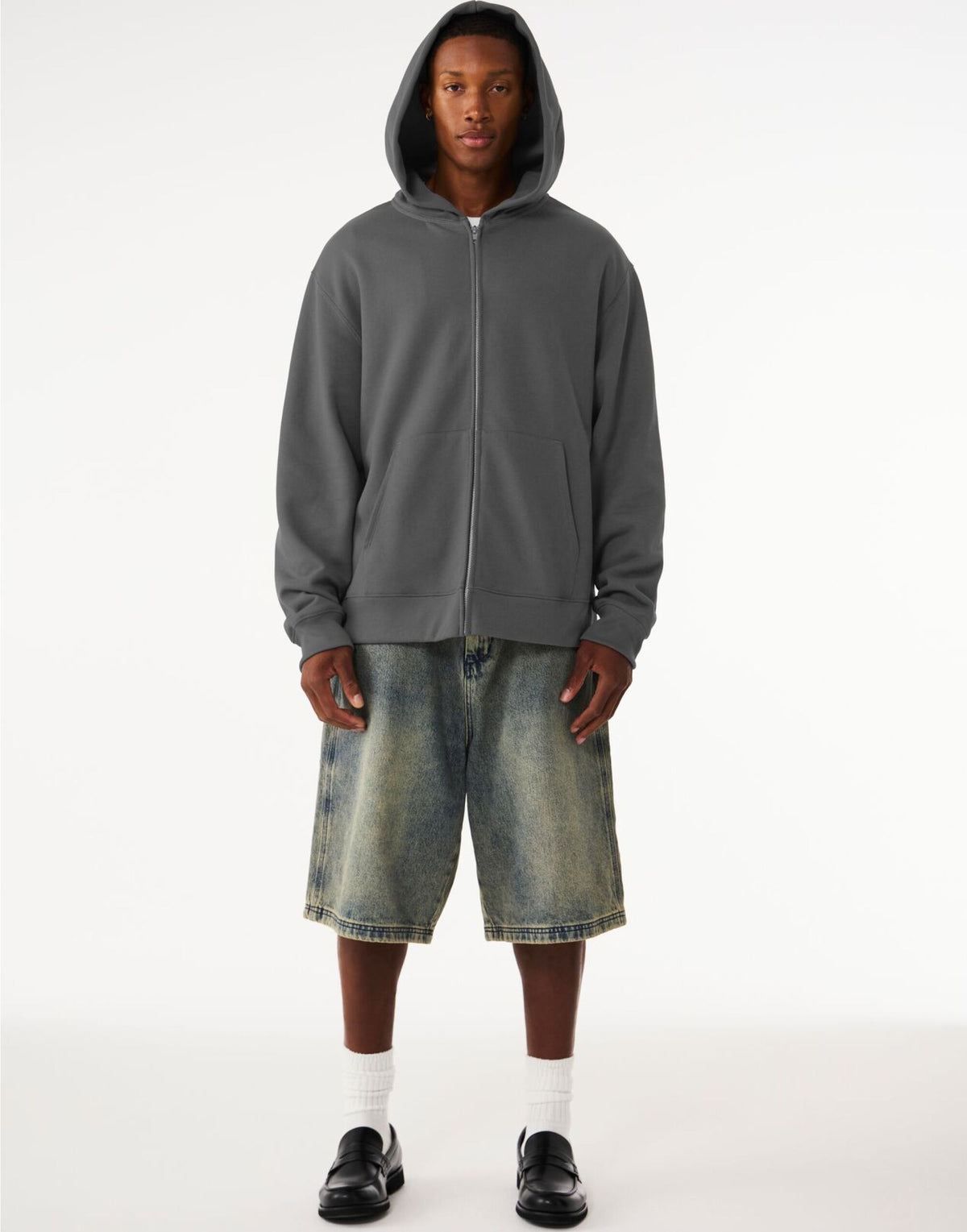 Bella Unisex Heavy Full Zip Hoodie CA4739