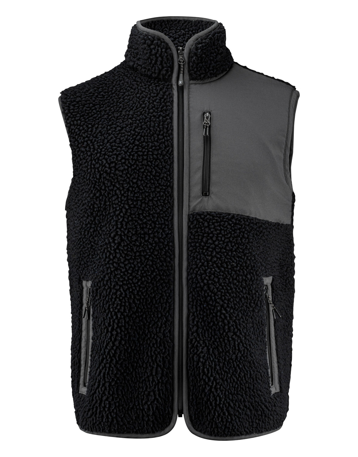 James Harvest Kingsley Sherpa Fleece Vest HAR2111501