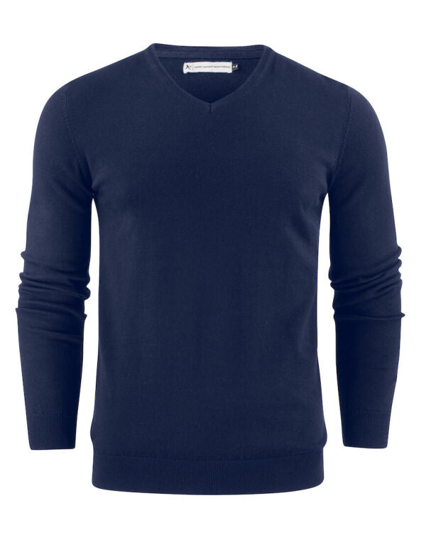 James Harvest Ashland V-Neck Knit Sweat