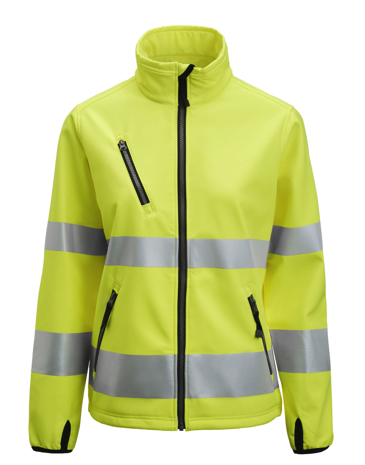 Jobman Women's Softshell Jacket Hi-Vis JM1210