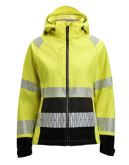 Jobman Women's Softshell Jacket Hi-Vis JM1377