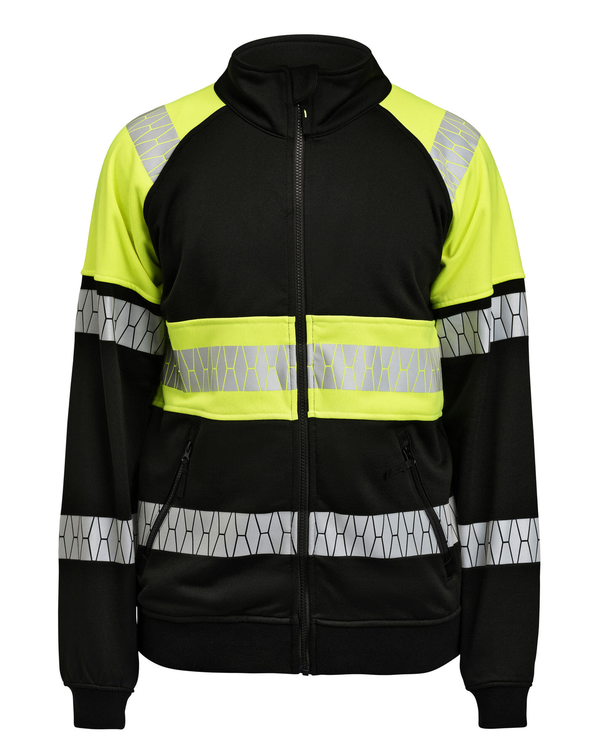 Jobman Sweatshirt Full-Zip Hi-Vis JM5225