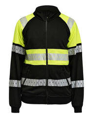 Jobman Sweatshirt Full-Zip Hi-Vis JM5225