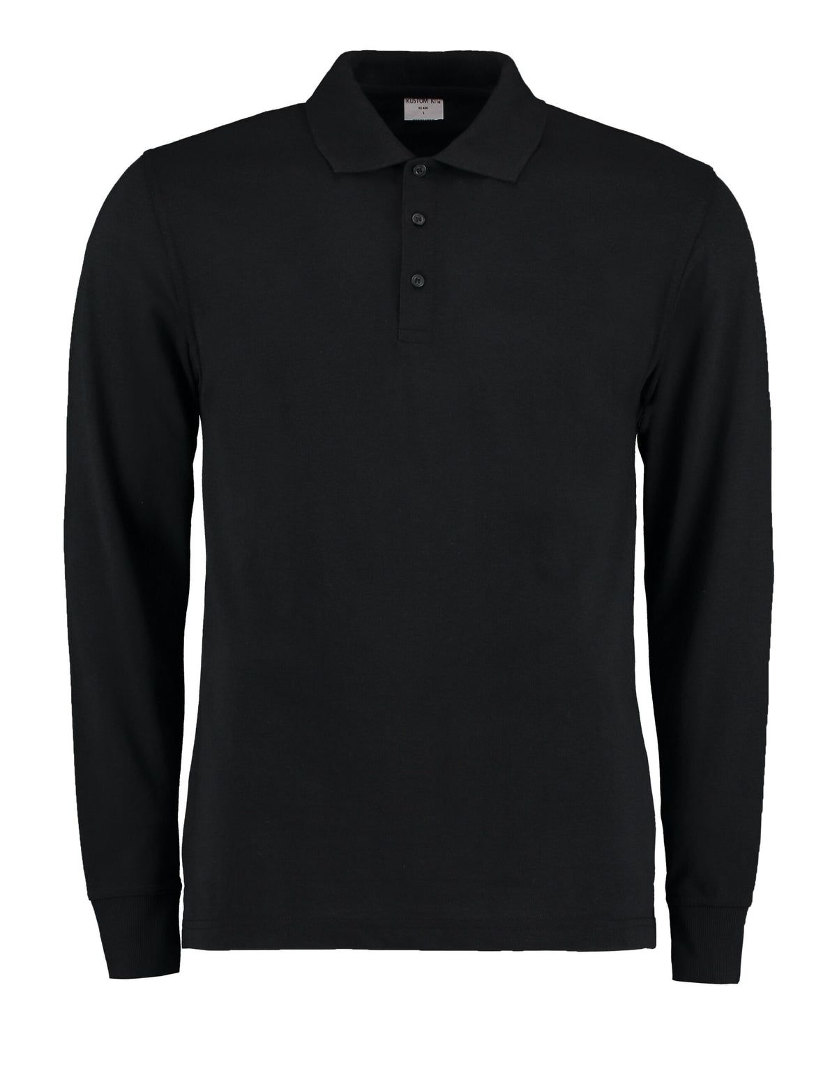 Kustom Kit Men's Long Sleeved Pique Polo Shirt KK430