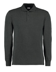 Kustom Kit Mens Pique L/S Polo Shirt
