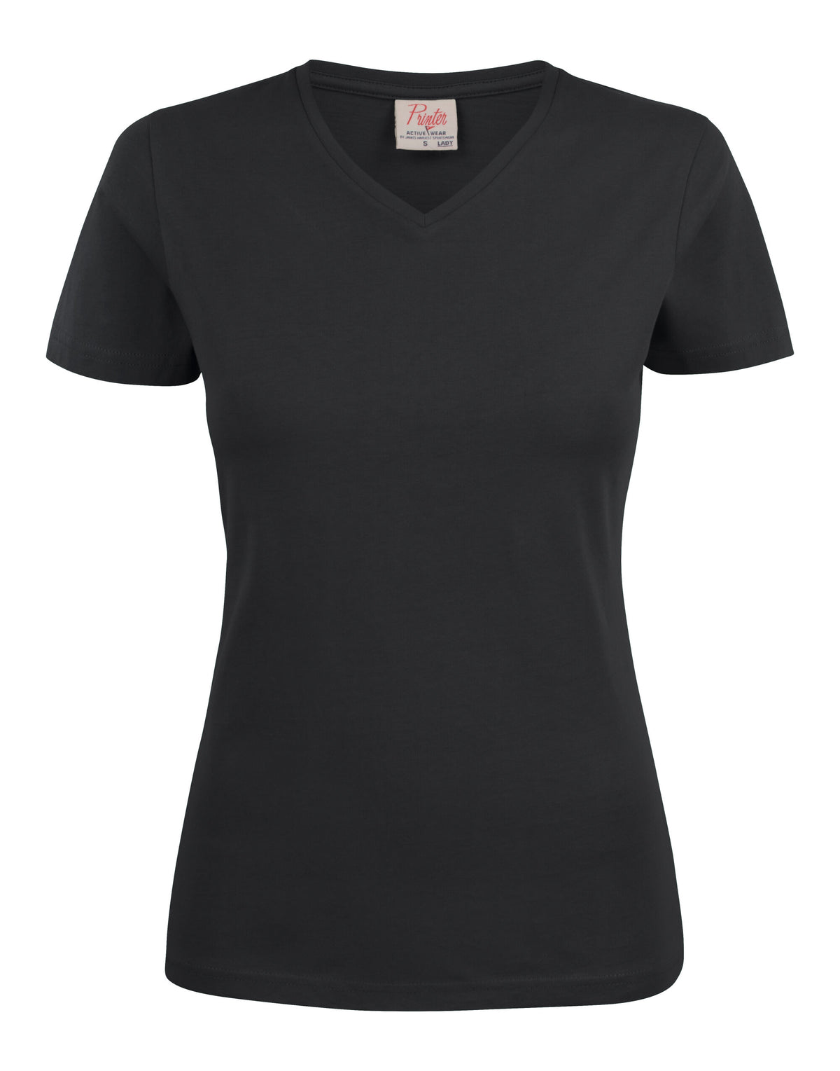 Printer Essentials Ladies Heavy V-Neck T-Shirt PE2264025