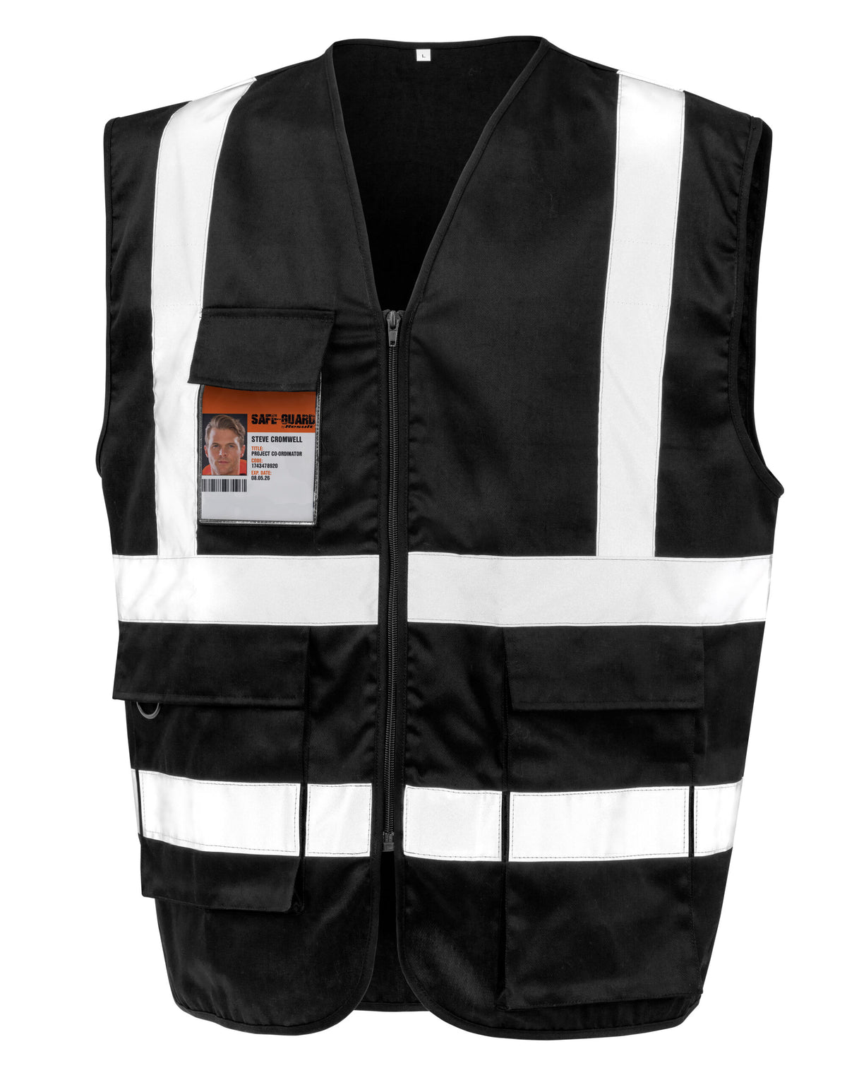WORK-GUARD by Result Heavy Duty Polycotton Security Vest R477X