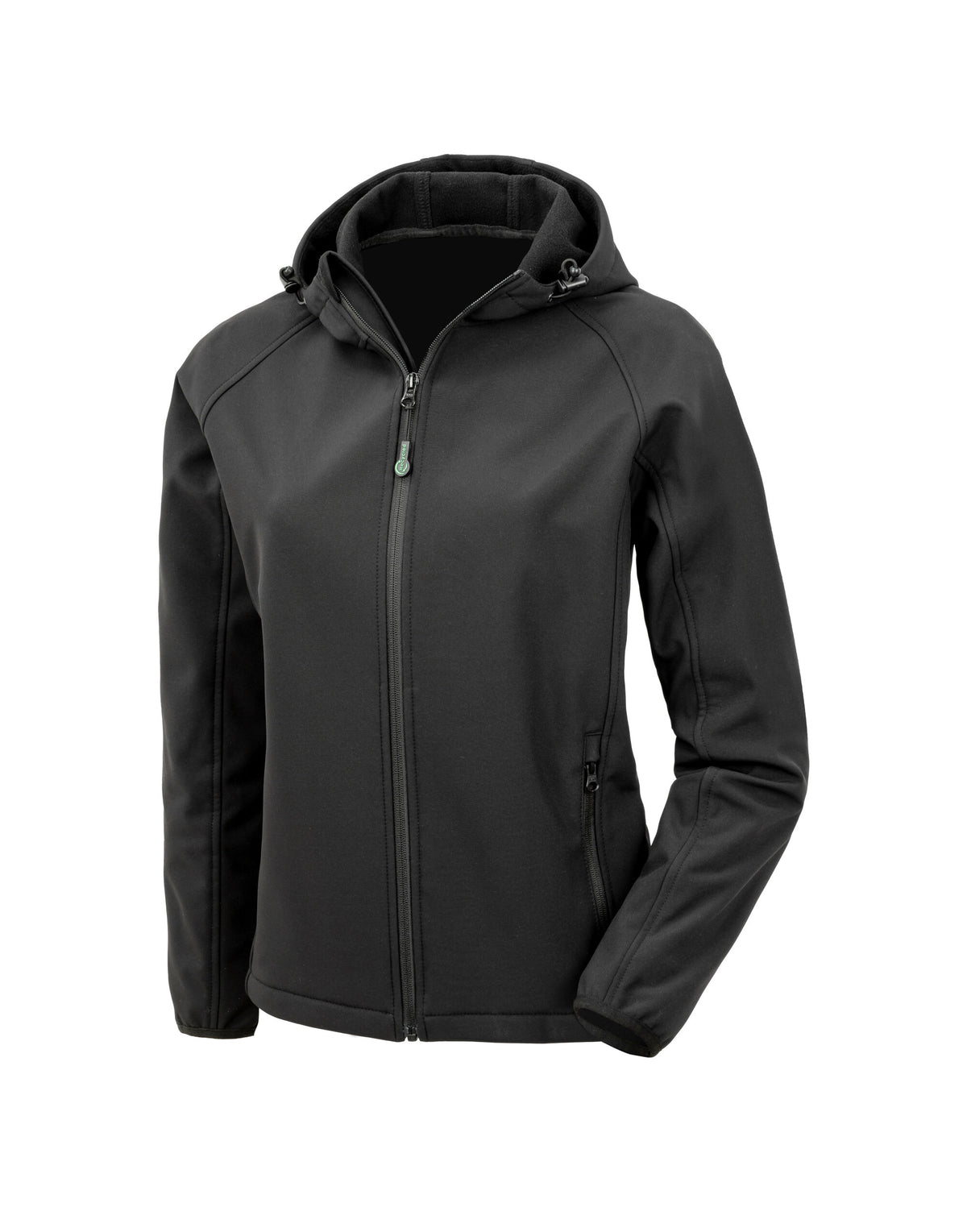 Result Recycled Ladies 3-Layer Recycled Printable Hooded Softshell 		 R911F