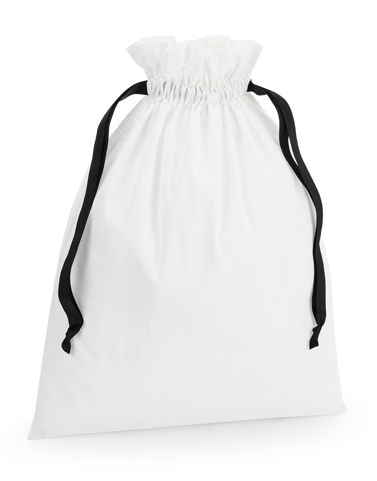 Westford Mill Cotton Bag with Ribbon Cord W121