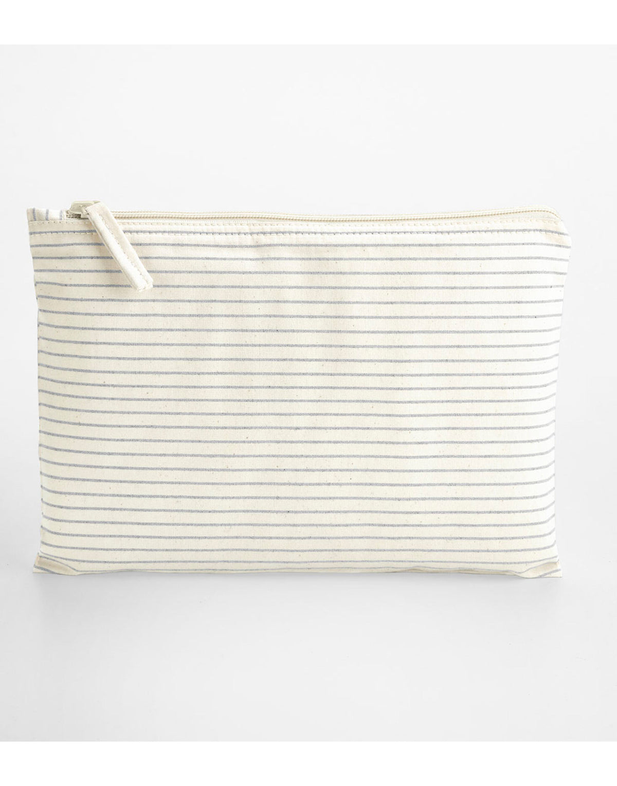 Westford Mill Striped Organic Cotton Accessory Pouch W253