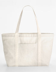 Westford Mill Striped Org Cotton Shopper