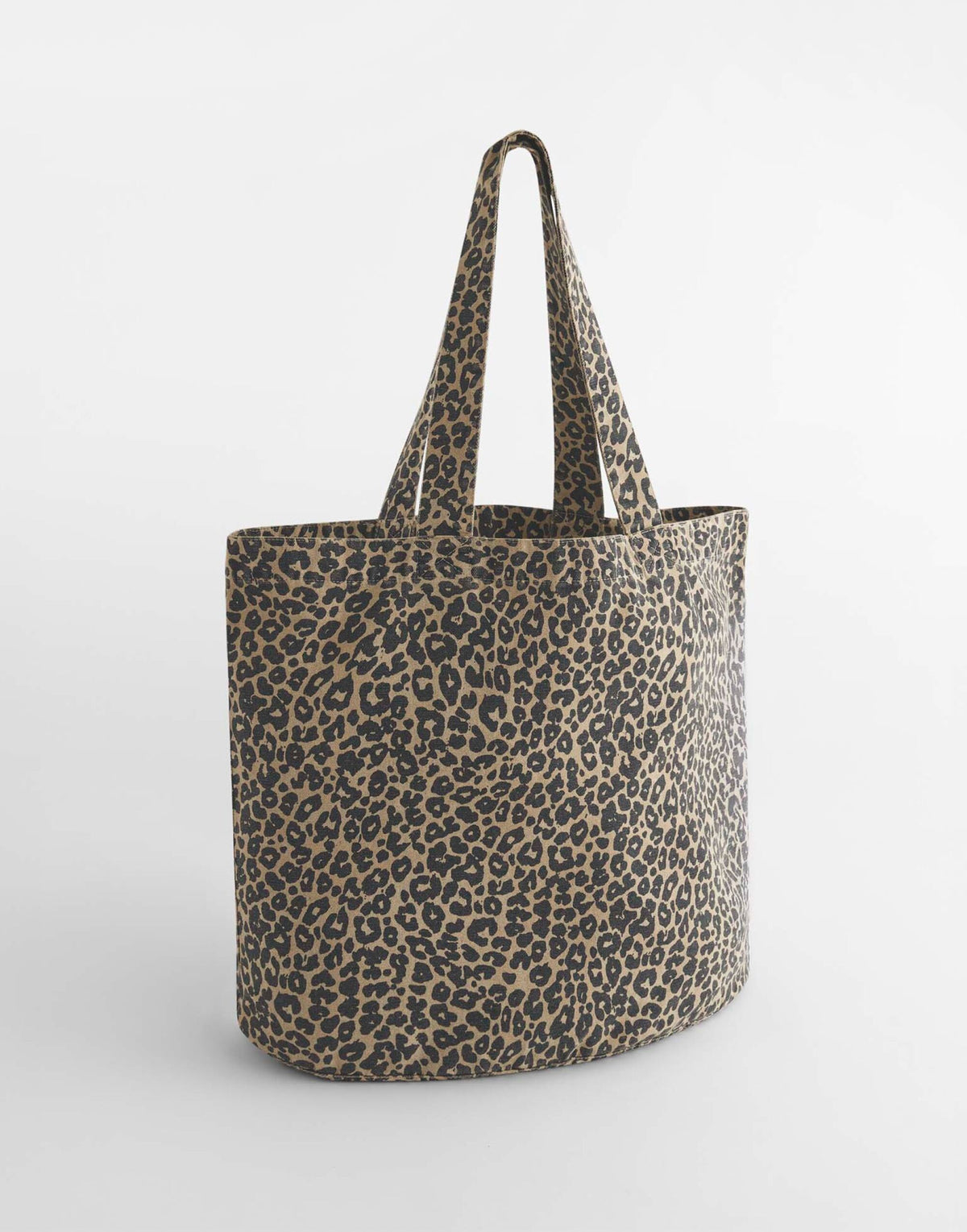 Westford Mill Leopard Print Canvas Shopper W335