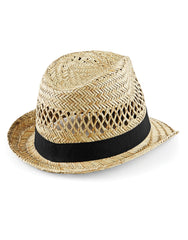 Beechfield Straw Summer Trilby