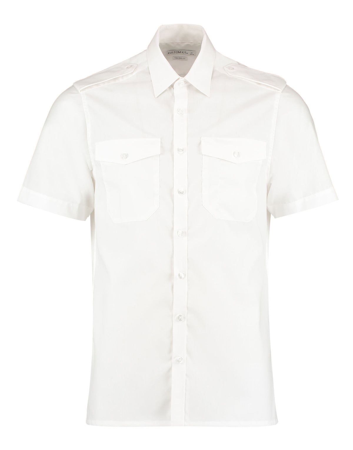 Kustom Kit Tailored Fit Short Sleeved Pilot Shirt KK133