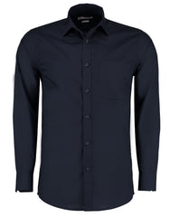 Kustom Kit Tailored Fit Long Sleeve Poplin Shirt KK142