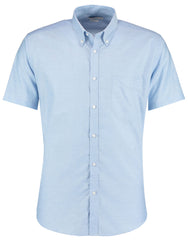 Kustom Kit Slim Fit Short Sleeve Workwear Oxford Shirt KK183