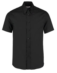 Kustom Kit Mens SS Tailored Oxford Shirt