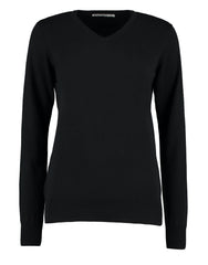 Kustom Kit Regular Fit Arundel Long Sleeve V-Neck Sweater KK353