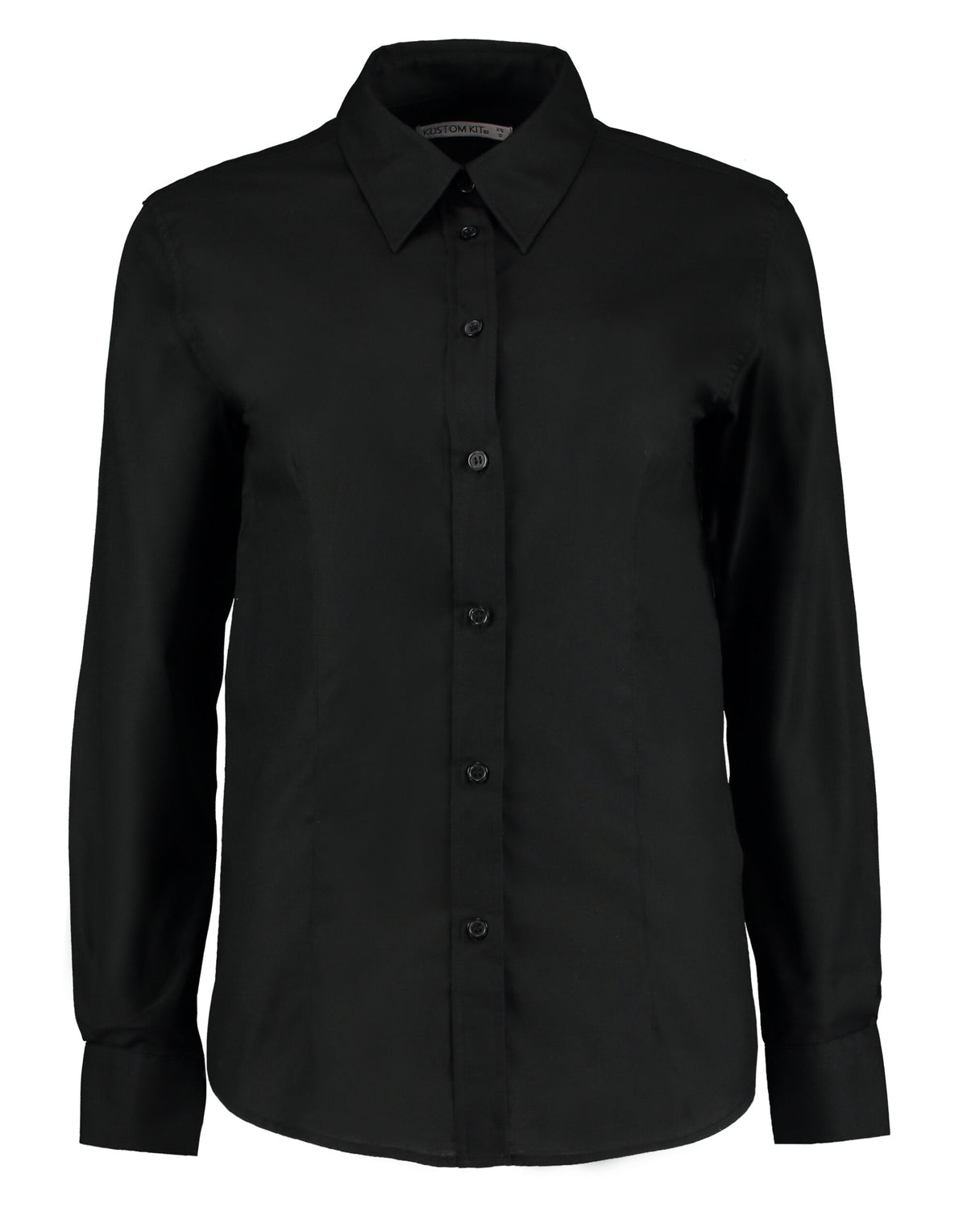 Kustom Kit Tailored Fit Long Sleeve Workwear Oxford Shirt KK361