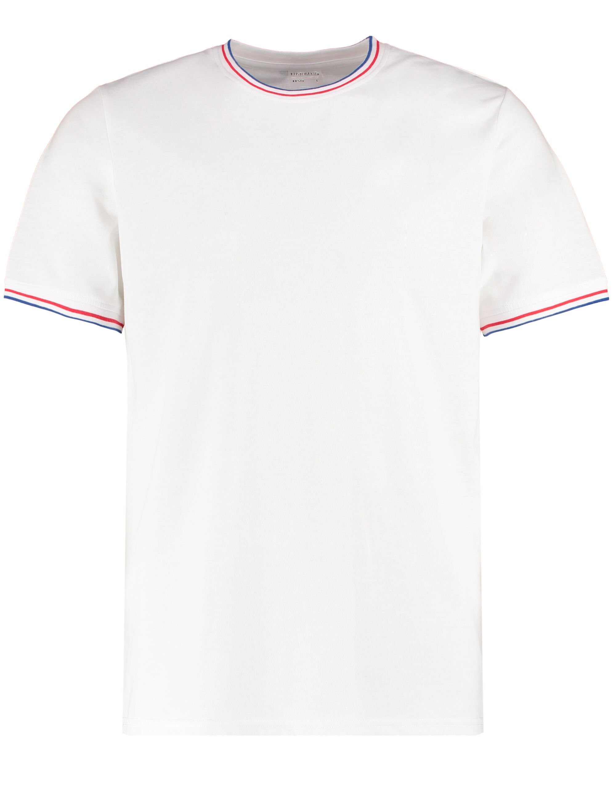 Kustom Kit Mens Fashion Fit Tipped Tee