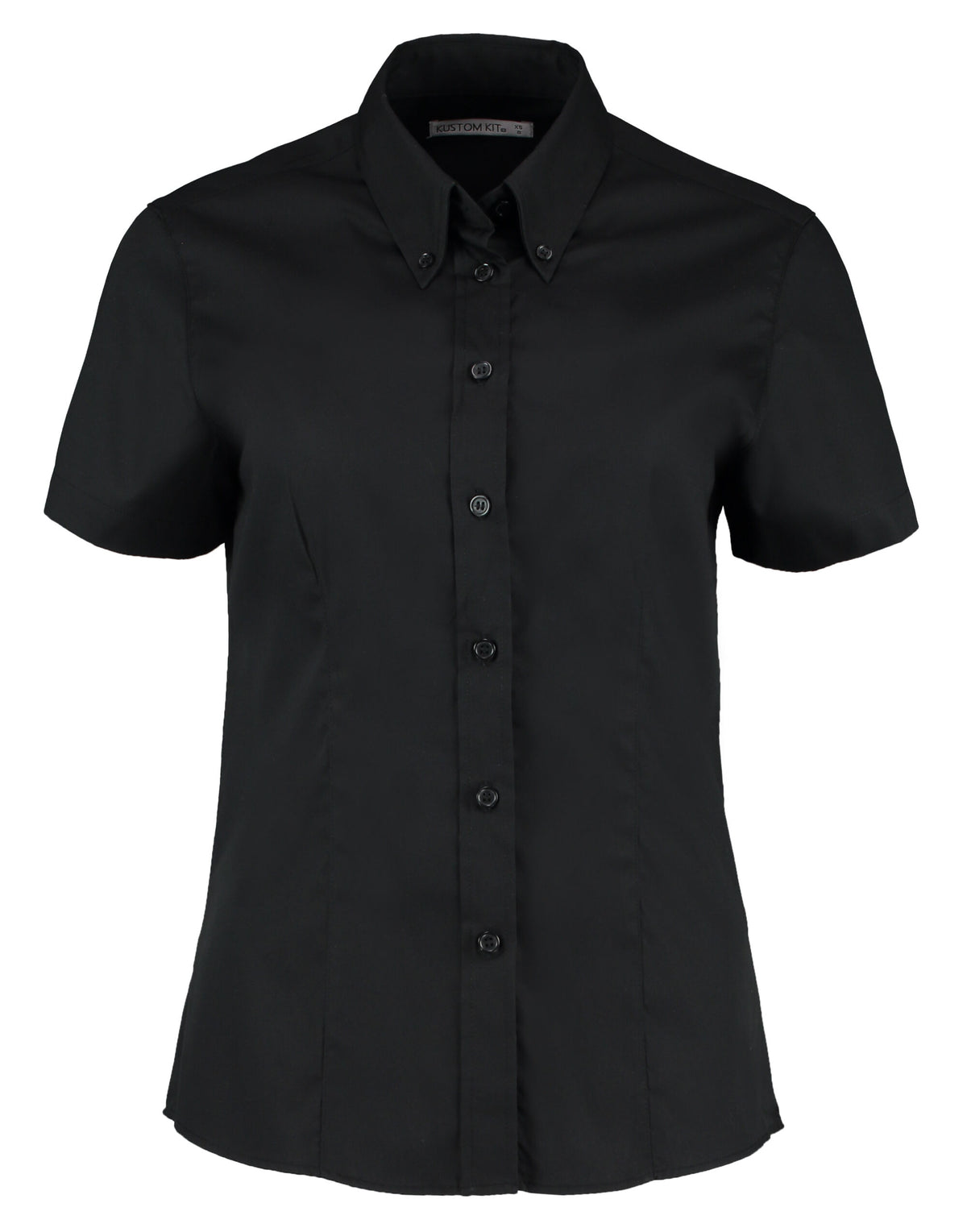 Kustom Kit Tailored Fit Short Sleeve Premium Oxford Shirt KK701